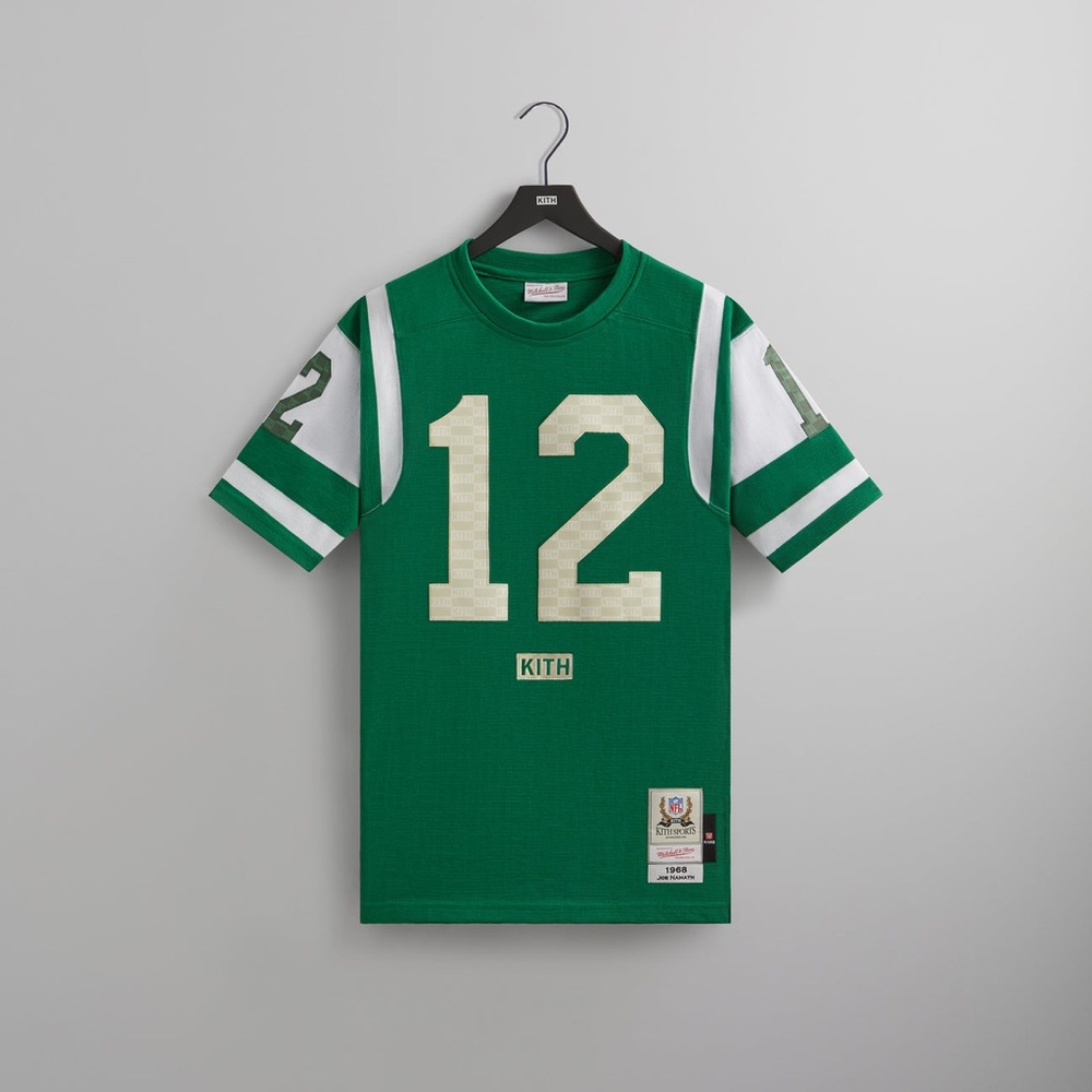 Kith and Mitchell & Ness for the NFL: Joe Namath New York Jets Jersey Size Large